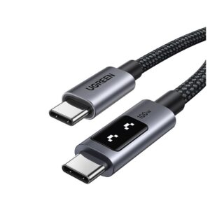 Ugreen USB-C to USB-C Cable Nylon 100W 2M. Robot Gray