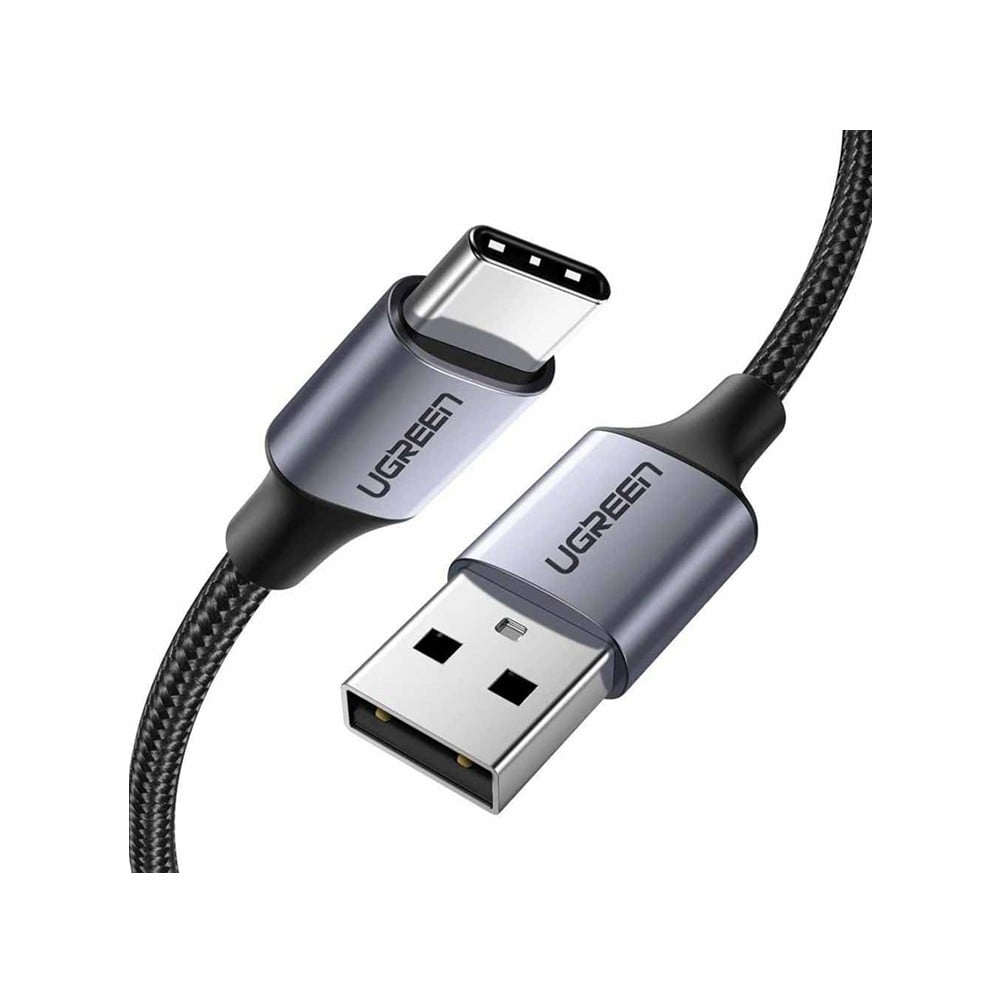 Ugreen USB-A to USB-C Cable Nylon 3M. Black - Image 4