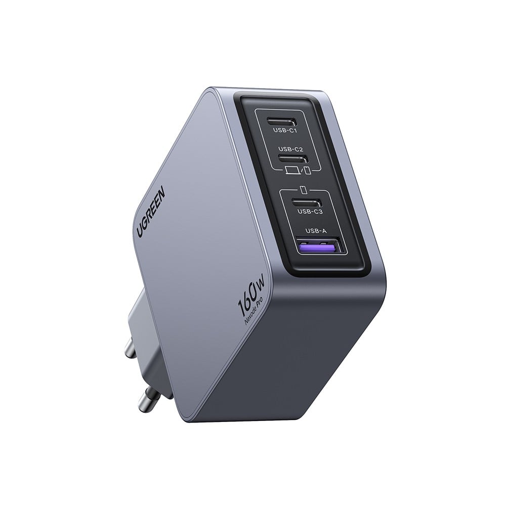Ugreen Wall Charger 1 USB-A / 3 USB-C 160W - Image 3